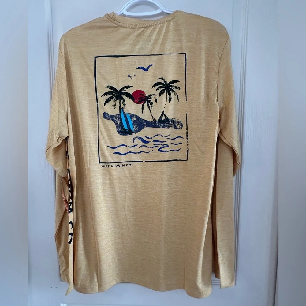 Surf & Co SPF 50+ Long Sleeve Swim Shirt - Size Medium - NWT